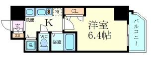 プレサンス心斎橋ラヴィの物件間取画像